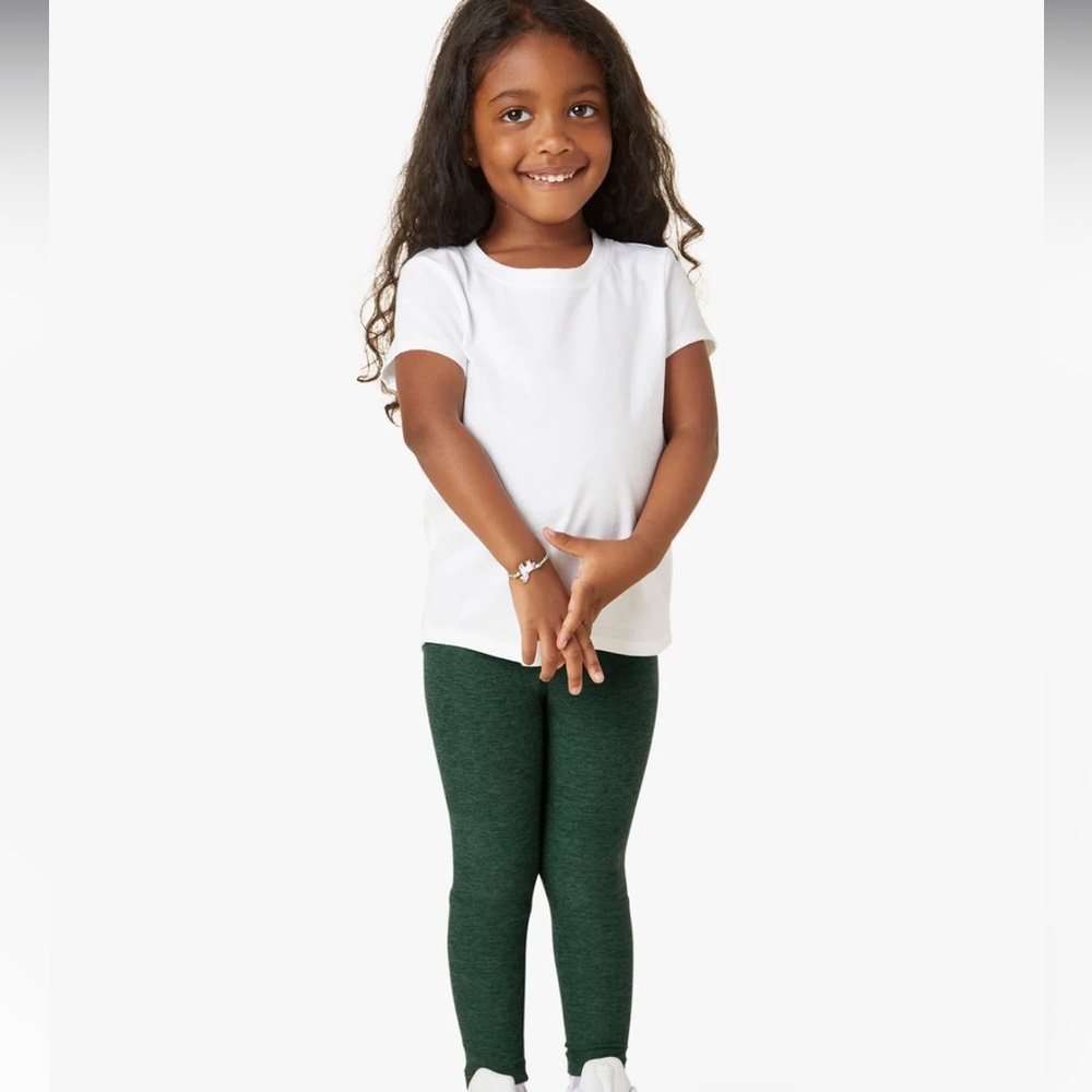 Beyond Yoga Kids Green Leggings